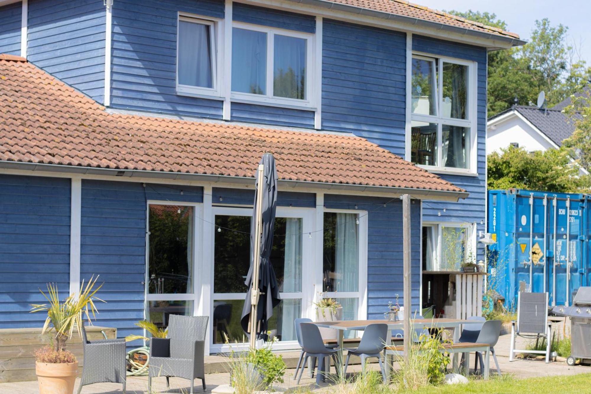 Hostel Oder Ferienwohnung 1-16 Personen Im Blauen Haus Фемарн Екстер'єр фото