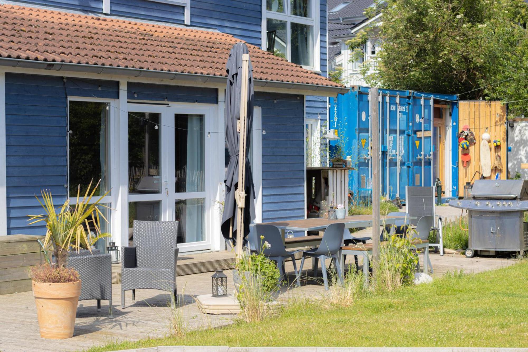 Hostel Oder Ferienwohnung 1-16 Personen Im Blauen Haus Фемарн Екстер'єр фото